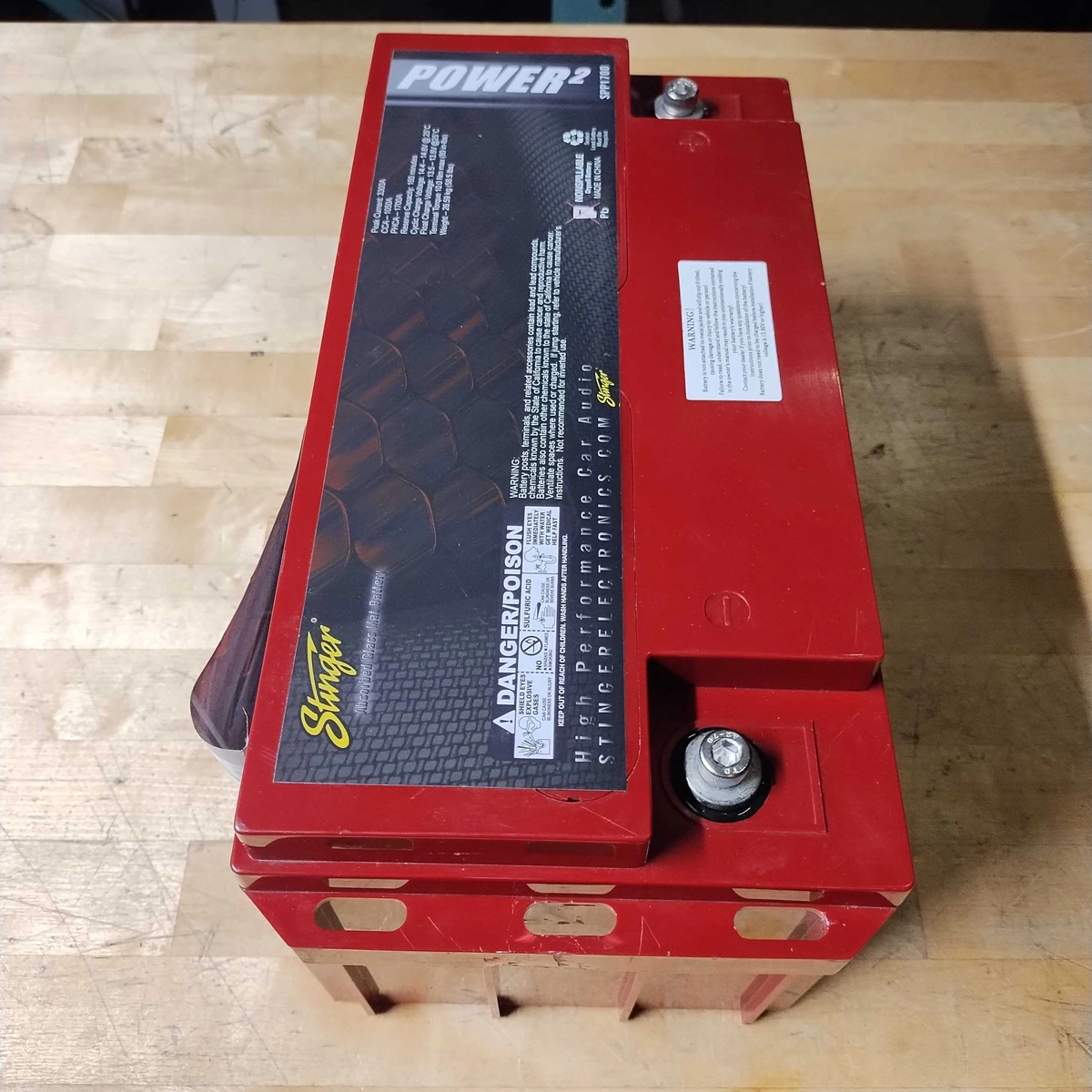 STINGER SPP1700 12V DRY CELL AGM CAR AUDIO BATTERY 1700 AMP 3150W thumbnail 0
