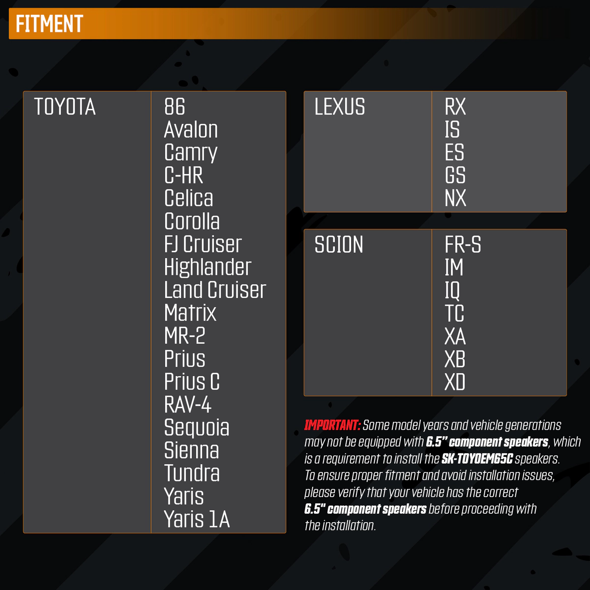 SK-TOYOEM65C | 6.5